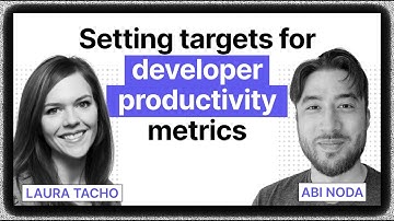 Setting targets for developer productivity metrics