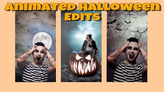 Halloween Animation | Backgrounds and Stickers | Photo Editing Tutorial | Youcam Perfect screenshot 2