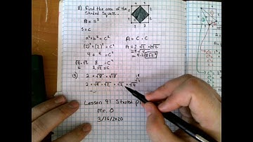 Saxon Math Course 3 Lesson 91 Starred Problems
