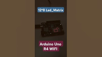 Custom Led Matrix Sequences on ARDUINO UNO R4 WIFI #arduino
