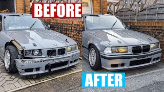 REBUILDING WRECKED BMW E36 DRIFT CAR