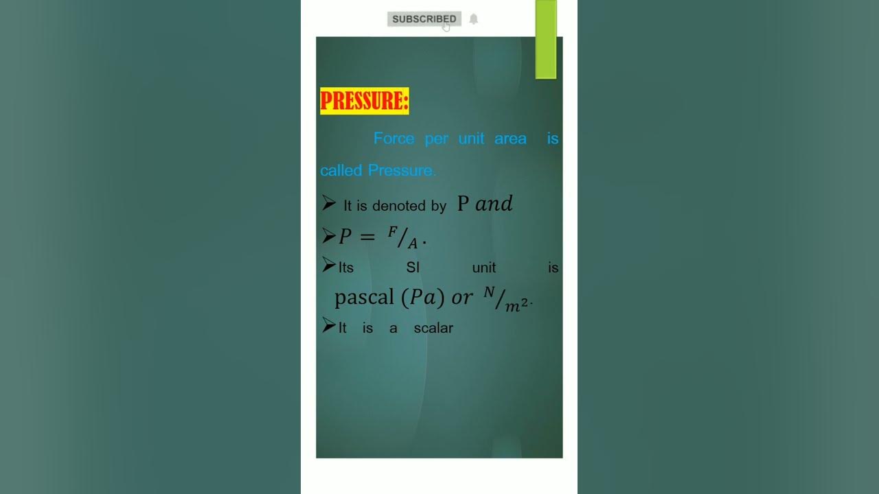 define-pressure-what-is-pressure-physics-notes-shortsvideo-youtube