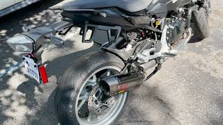 How to install the Akrapovic Carbon Slip-On Exhaust for a BMW F900R!