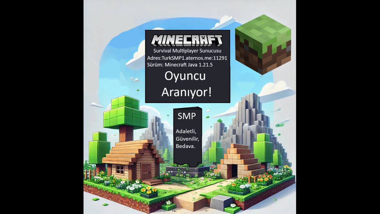 TürkSMP Sunucumuza Aktif ve Sorumluluk Sahibi Oyuncular Aranıyor! 