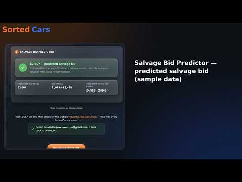 Video: Salvage Bid Predictor report explained