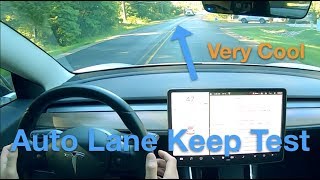 Auto Lane Keep Testing