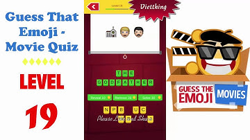 Guess That Emoji - Movie Quiz Level 19 - All Answers - Walkthrough ( By GMonks Entertainment )