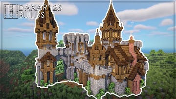 BIG PLAINS CASTLE | HOW to Build a Medieval BASE / FORT / CASTLE / KEEP Minecraft TUTORIAL