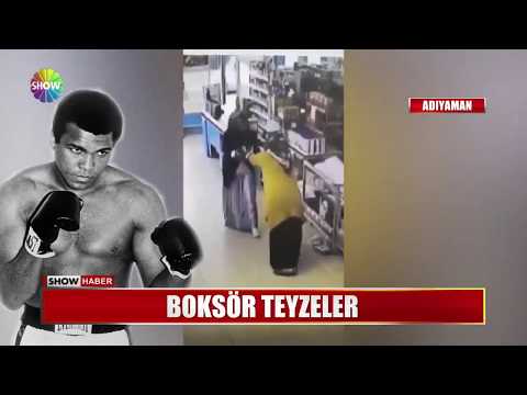 Marketteki Boksör Teyzeler Muhammed Ali'ye Taş Çıkarttılar Marketteki Boksör Teyzeler Muhammed Ali'ye Taş Çıkarttılar