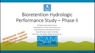 Bioretention Performance Monitoring and Modeling of 10 Facilities using WWHM2012