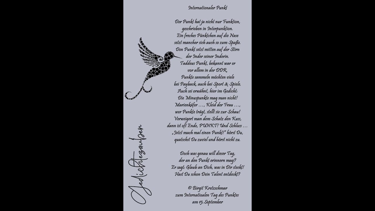 Internationaler Punkt Text Birgit Kretzschmar 2021