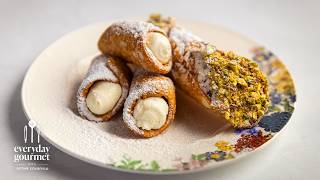 Sicilian Cannoli 2-Ways | Easy Authentic Italian Dessert | Everyday Gourmet