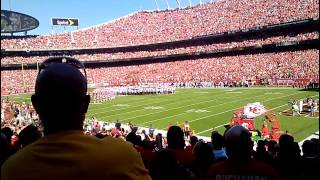 Arrowhead fly over chiefs vs raiders 10-13-13