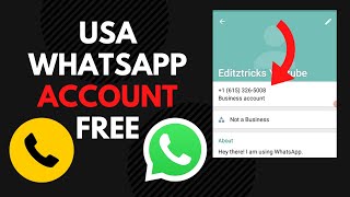 How to Create USA Canada Number WhatsApp Account (2021)