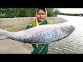             hilsha fish cutting cooking