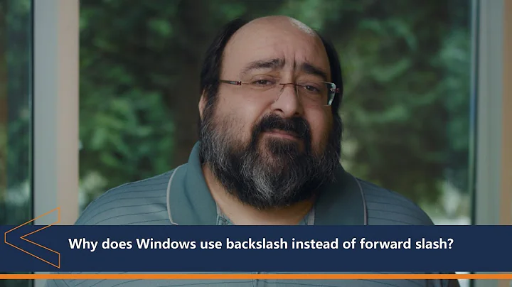 Why does Windows use backslash instead of forward slash | One Dev Question