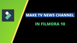How to Make News Channel In Filmora | Make News Channel. screenshot 4