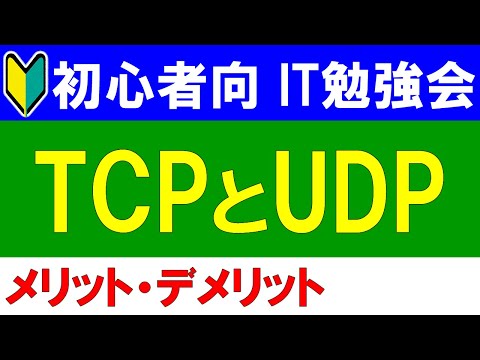 【初心者向けIT勉強会】TCPとUDP