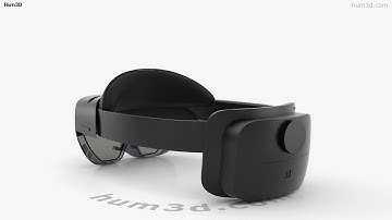 Microsoft HoloLens 2 3D model by 3DModels.org