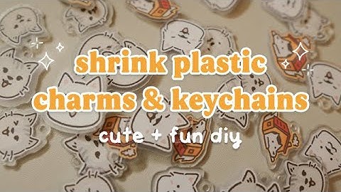 diy shrink plastic phone charms & keychains | tips + things to avoid