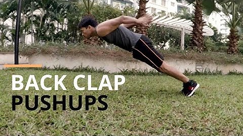 Back Clap Push ups