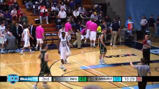 2015-01-24 Elmhurst College Men's Basketball vs Illinois Wesleyan University
