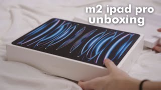 M2 iPad Pro Unboxing + Setup 2022 🤍 (12.9\\