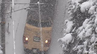 2022.12.19 13:46　運行管理システムのトラブルで車輌運用変更　リバイバル国鉄色　381系　特急やくも11号　約30分遅延