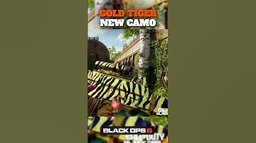 BO6 x WARZONE : How to Get Gold Tiger Mastery Camo