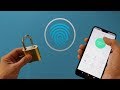 Bluetooth ЗАМОК СО СКАНЕРОМ ОТПЕЧАТКА ПАЛЬЦА ОТ АЛИЭКСПРЕСС
