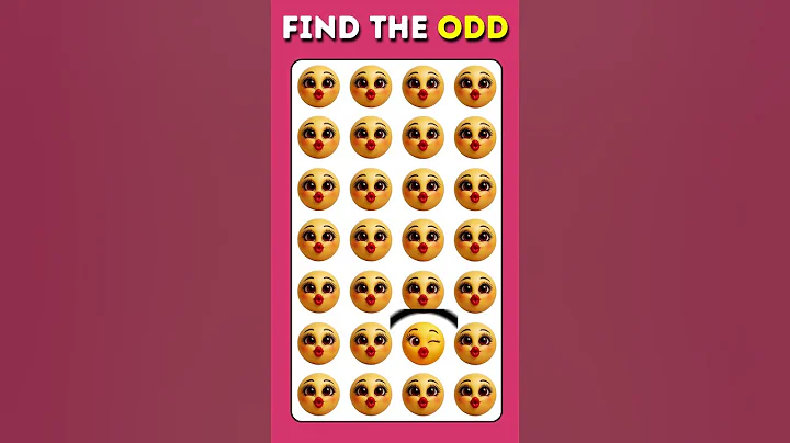 👀 Only 1% Can Spot the Odd Emoji! | Emoji Brain Test 🧠