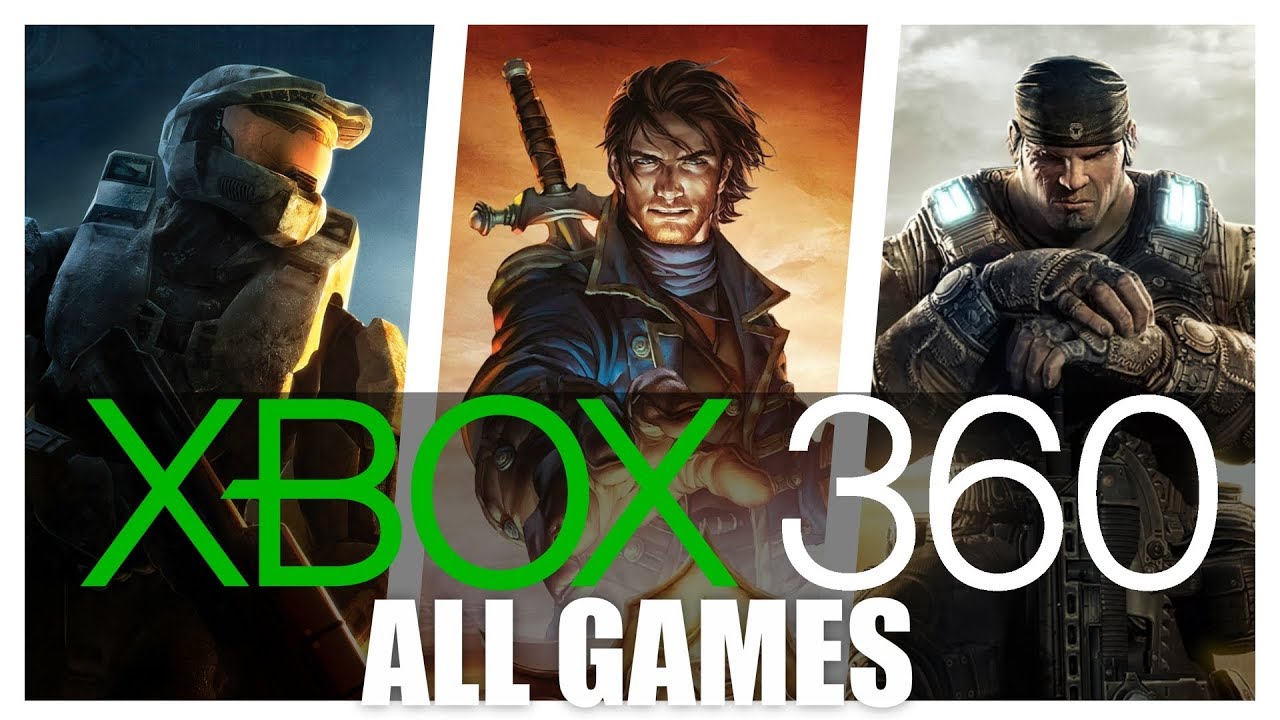 All Xbox 360 Games In One Video - YouTube