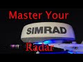 How to Use Simrad Halo Radar (20+, 24, 3, 4, 6) Modes and basic (Harbor, offshore, weather, bird) P1