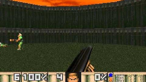 Original Dos Doom 2 - Dwango 5 MAP01 DeathMatch (IPX)