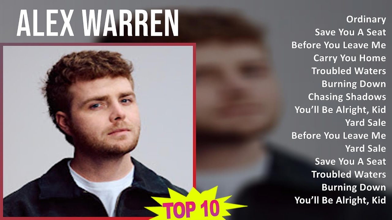 Alex Warren 2025 MIX 1 HOUR - Ordinary, Save You A Seat, Before You Leave Me, Carry You Home Alex Warren 2025 MIX 1 HOUR - Ordinary, Save You A Seat, Before You Leave Me, Carry You Home