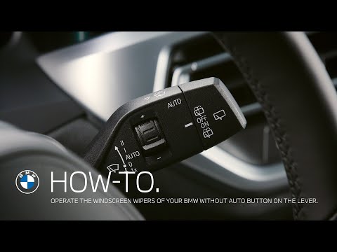 Operating the windscreen wipers without AUTO button on the lever – BMW How-To