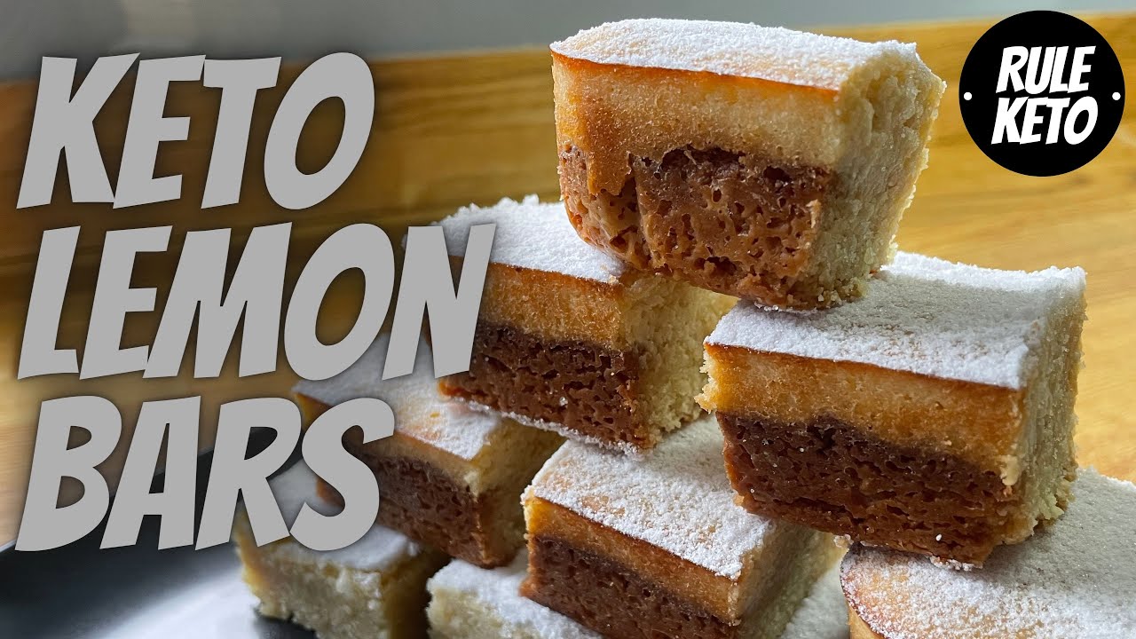 Keto Lemon Bars Recipe | Quick Simple and Delicious | 2g Net Carbs
