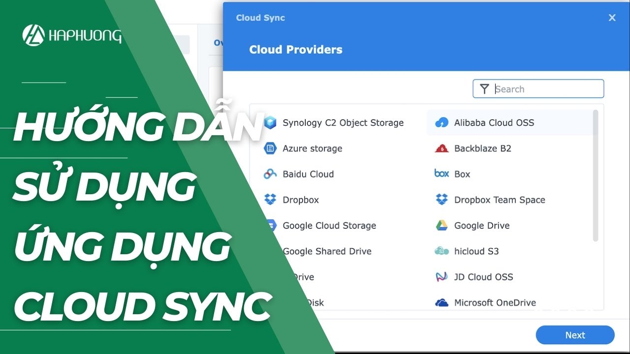Hướng dẫn sử dụng Cloud Sync trên NAS Synology - YouTube