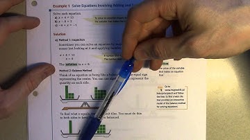 4.1 Solve simple equations