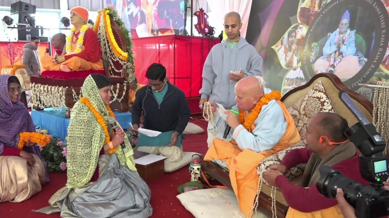 Part 1 - Initiation by HH Mahavishnu Swami Maharaj | ISKCON Budhanilkantha | ISKCON Nepal