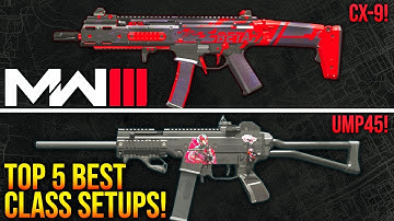 Modern Warfare 3: Top 5 BEST CLASS SETUPS To Use! (MW3 BEST WEAPONS)