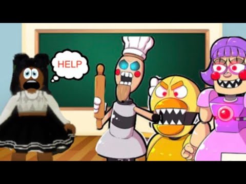 ROBLOX - ESCAPAMOS DA PROFESSORA MALVADA - Escape Miss Ani-Tron's Detention  