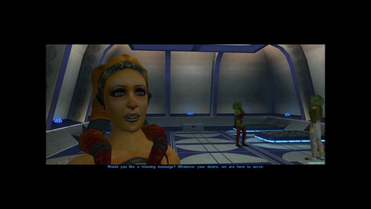 Star Wars Knights Of The Old Republic Slave Massage Youtube 