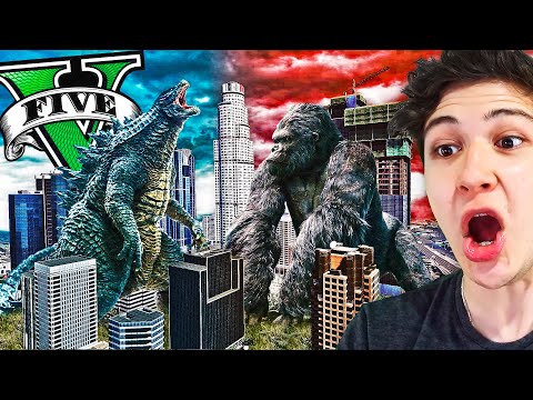GODZILLA vs KING KONG en GTA 5! (Mods) Fundas Movil Asus Zenfone 5 2