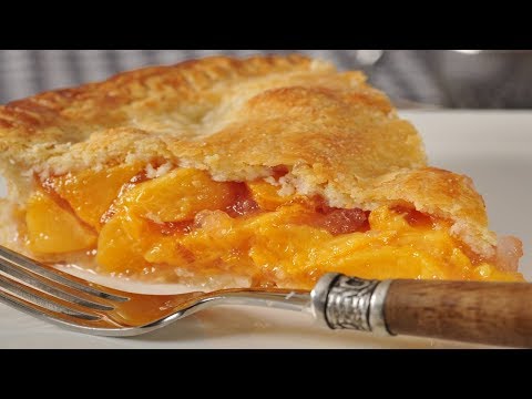 Peach Pie Recipe Demonstration - Joyofbaking.com