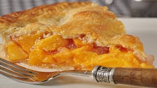 Peach Pie Recipe Demonstration - Joyofbaking.com