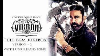 Vikram BGM JUKEBOX | V-2 | Vikram OST JUKEBOX | Kamal Hassan | Vijay Sethupathi | Fahadh | Anirudh