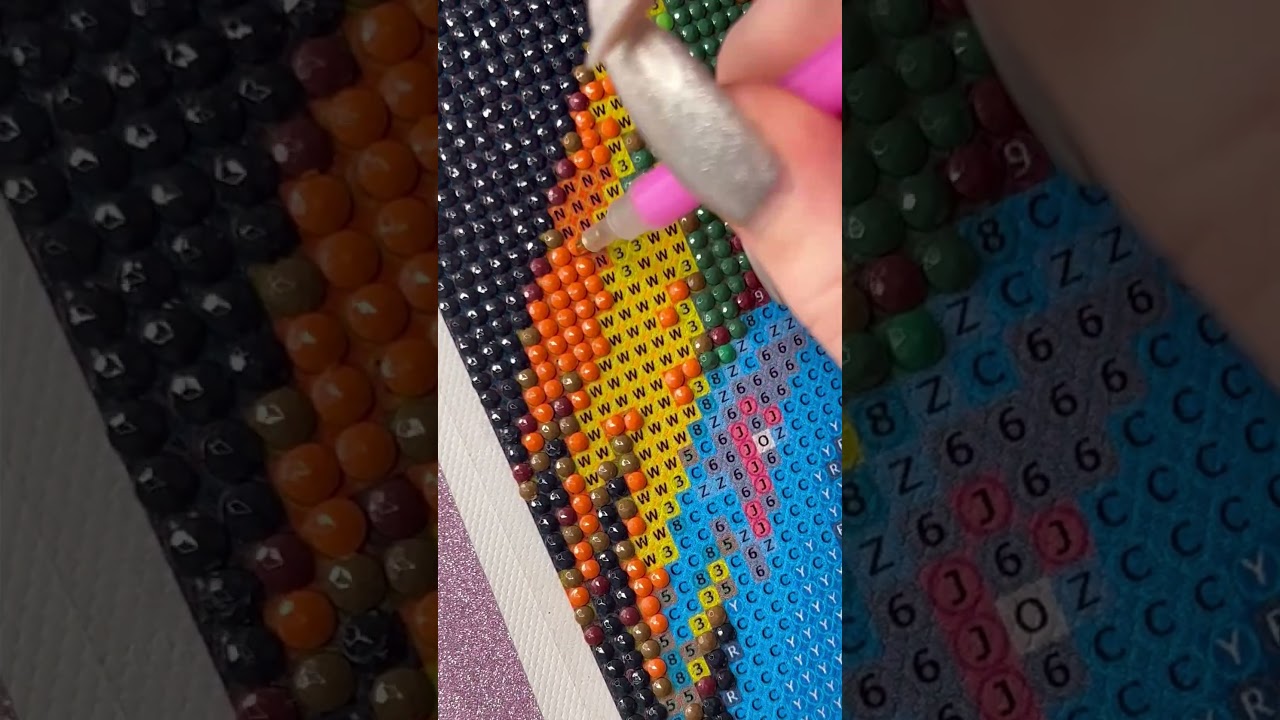 Алмазная мозаика &laquo;Лев&raquo; Часть 8: Оранжевый