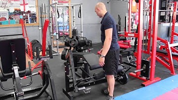 Lying single leg hamstring curl