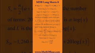 MDB Long Shorts 8 #math #sat #act #education